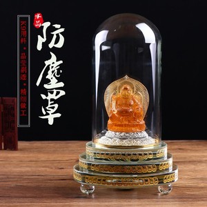 陈列玻璃罩子透明展示罩佛像水晶玻璃大小号佛龛防尘罩透明展示盒
