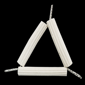 泥三角 坩埚架 理化瓷初高中学化学实验支架器材耗材生物教学仪器 耐