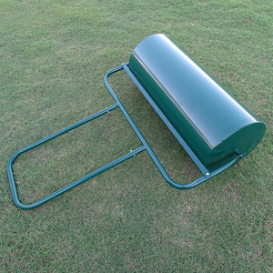 草地压平滚筒花园铺草皮滚压机滚桶机打夯草坪压实机无动力碾压草