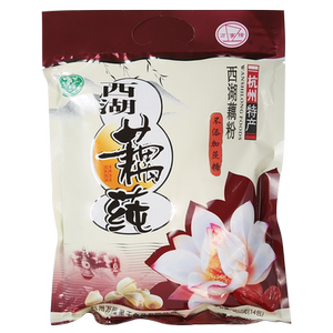 杭州万隆果干食品万事隆旗舰店不添加蔗糖西湖藕粉羹350g代餐特产