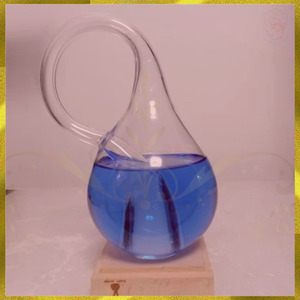 克莱因瓶 四维空间数学3d礼品送人家透明玻璃摆件纯手工克莱茵瓶