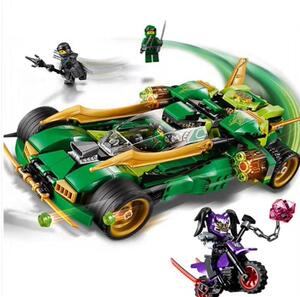 幻影忍者兼容乐高战车9443狂蟒雷霆直升机蛇族毒牙巨蟒机甲9757