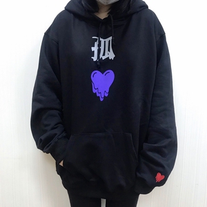 eu innersect 展会限定 孤独 溶解心 爱心 男女卫衣 连帽衫