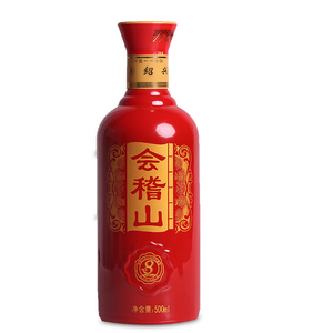绍兴会稽山纯正八年陈黄酒8年陈酿花雕酒糯米老酒500ml红瓶包邮
