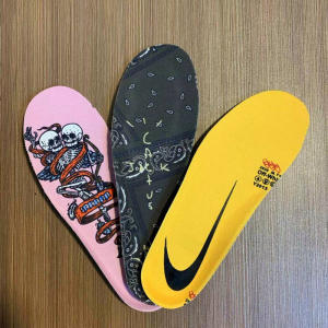 适配耐克dunksb鞋垫釜山行腰果花ow联名板鞋影子灰zoom aj1减震