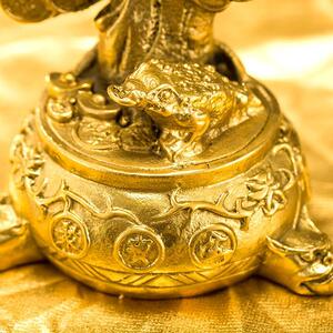 曾经出现过淘宝塑料搪胶财神爷蛋糕装饰暴富摇钱树元宝铜钱生日摆件