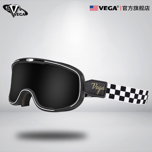 美国VEGA摩托车风镜哈雷头盔护目复古机车骑行防晒风沙越野眼镜
