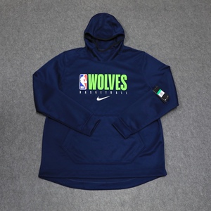 nike耐克 nba 明尼苏达森林狼 篮球训练服 热身服 av1363-419