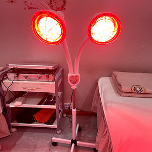 双头红外线理疗灯美容院专用加热光烤灯家用取暖光电烤理疗仪器