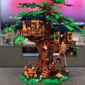 兼容乐高创意街景树屋渔夫小屋老渔店渔夫码头末日堡拼装礼物积木