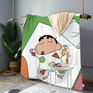 卡通动漫可爱蜡笔小新纯棉空调被夏凉被儿童学生幼儿园午休被子