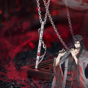 南漫社正版 魔道祖师动画周边吊坠魏无羡蓝忘机陈情项链幸运石