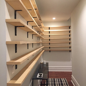 墙壁木板上墙实木