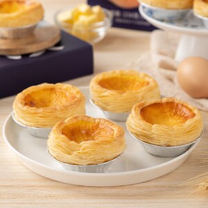 七哥黄油蛋挞皮9入预制半成品酥皮塔皮家用甜品黄油手工开酥22.