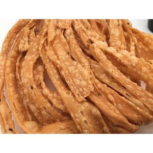 徐州特产扁馓子植物油宽馓子麻花馓子烙馍手工散子