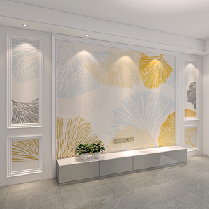 新款8d立体壁画电视背景墙壁纸北欧风格现代简约客厅卧室影视墙布