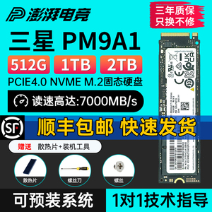 三星PM9A1 256G512G1T2T台式机980PRO电脑990笔记本M2固态硬盘SSD