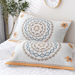 枕巾纯棉提花欧式