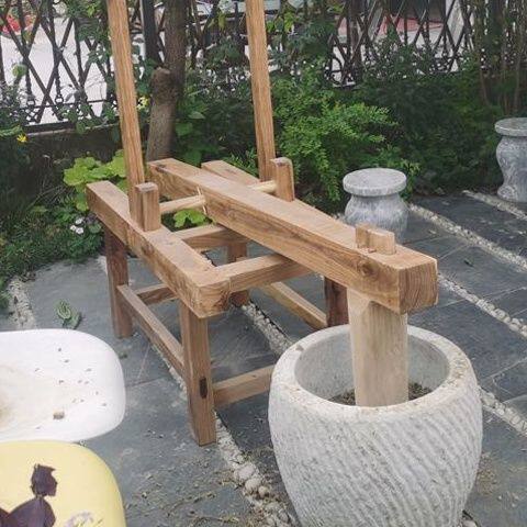 打糕家用脚踏对窝电动石窝商业打年糕冲辣椒机大号手动打糍粑石臼