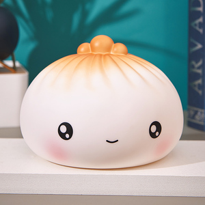 可爱防摔包子储钱罐大人儿童存钱罐卧室个性小摆件送女生生日礼物