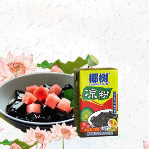 海南海口包邮椰树牌夏季凉粉饮品清凉龟苓膏凉粉24盒 整箱
