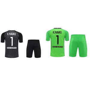 20-21巴黎短袖门将服纳瓦斯球衣圣日耳曼守门员成人儿童足球服