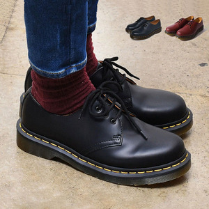 dr低帮3孔1461厚底马丁靴男真皮英伦休闲martens三孔工装鞋皮鞋女