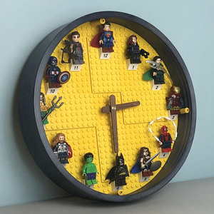 积木乐高时钟