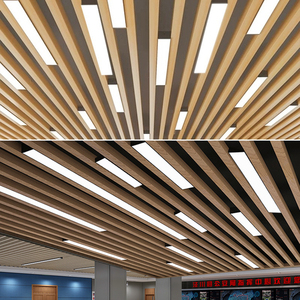 方通灯10公分4/7/5公分铝方通专用灯嵌入式吊顶灯led长条灯格栅灯