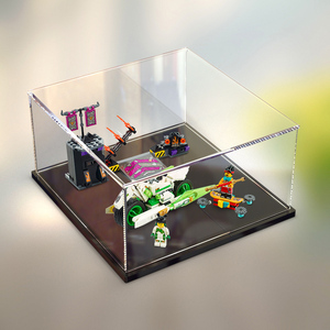 box展示盒适用乐高80006白龙马战车积木模型亚克力透明防尘收纳盒