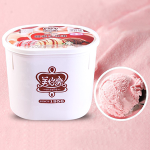 美怡乐桶装冰淇淋大桶雪糕打挖雪球商用冰淇淋6公斤奶茶店甜品