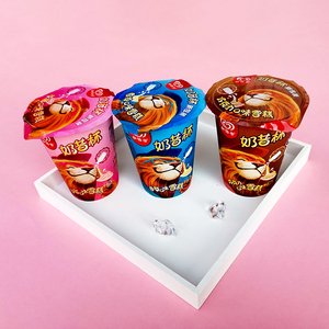 热卖和路雪麦酷狮奶昔杯装冰淇淋香草莓巧克力口味冰激凌冷饮雪糕