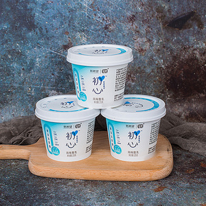 新希望初心酸奶135g酸牛奶0明胶无蔗糖生牛乳6杯健身简单配方学生