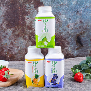 三元轻能酸奶250g菠萝黄桃蓝莓大麦果粒水果捞营养美味生牛乳代餐