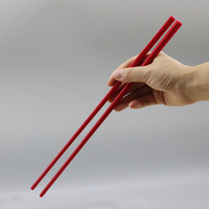 出口加长筷子硅胶油炸筷子防烫火锅筷子捞面条防滑筷耐高温30cm