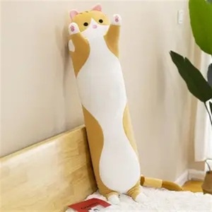 拉面猫长条抱枕漫画猫咪玩偶sq面条猫二次元公仔女孩睡觉布娃娃