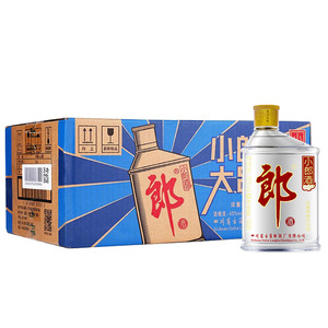 经典小郎酒45度100ml*24瓶兼香型白酒整箱 贵宾郎歪嘴郎小酒版