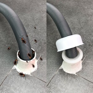 2只排水口水管防漏遮挡除气味洗手池堵臭卫生间厨房下水道防臭器