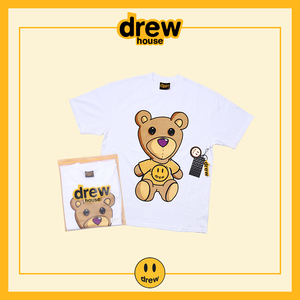 drew house笑脸小熊贾斯汀比伯潮牌男女情侣fog高街宽松短袖t恤