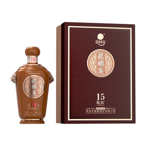 龙国宴龙脉15 酱香型白酒 53度 500ml单瓶装