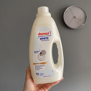 德国domol白色浅色衣服洗衣液温和护色去黄增亮无残留1.5l