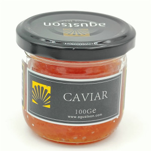 食神说淘宝丹麦原装进口鲑鱼子酱50g*3浅腌太平洋鲑鱼卵寿司食材