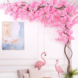 仿真樱花背景墙装饰