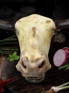 高原散养黑牦牛17斤生牛头新鲜现杀半只牛头肉带骨半成品冷冻食材