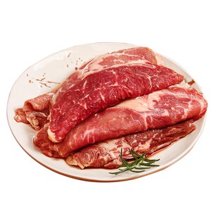 00中粮网淘宝伯纳德雪花牛排礼盒b款 1260g谷饲原切西冷上脑眼肉