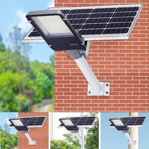 500w光伏太阳能智能感应户外灯单晶硅led新农村瓦防水照明充电壁