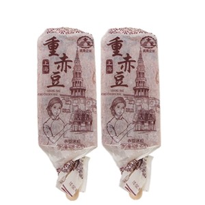 上海亮亮重赤豆雪糕冰棍85g*5支经典红豆味冰激凌冷饮