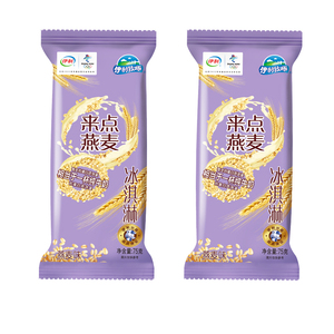 伊利牧场来点燕麦冰淇淋浓郁麦片牛奶口味雪糕新品冰激凌冰棒冷饮