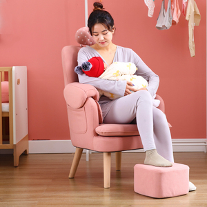 lamomi喂奶哺乳椅子沙发凳月子中心母婴室沙发孕产妇单人靠背电动