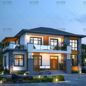 两层别墅设计图纸现代风格